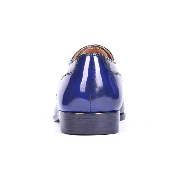 Blue Patent Leather Cap Toe Oxford (UENT-MW-20|MIS/1)