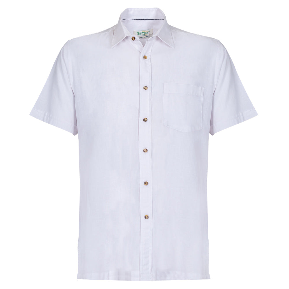 Men's Pure Linen Bushirt (LIN-1146|CLR/HSP)