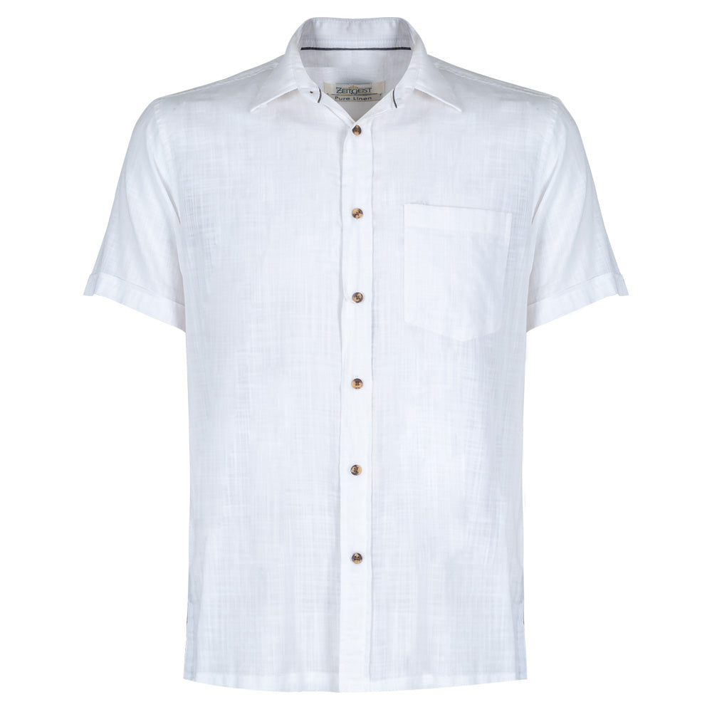Men's Pure Linen Bushirt (LIN-1164|HSP)        