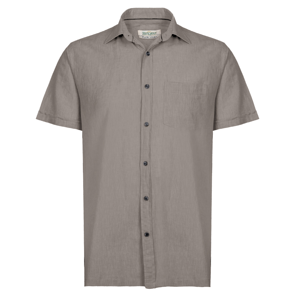 Men's Pure Linen Bushirt (LIN-1242|HSP|FOLA)