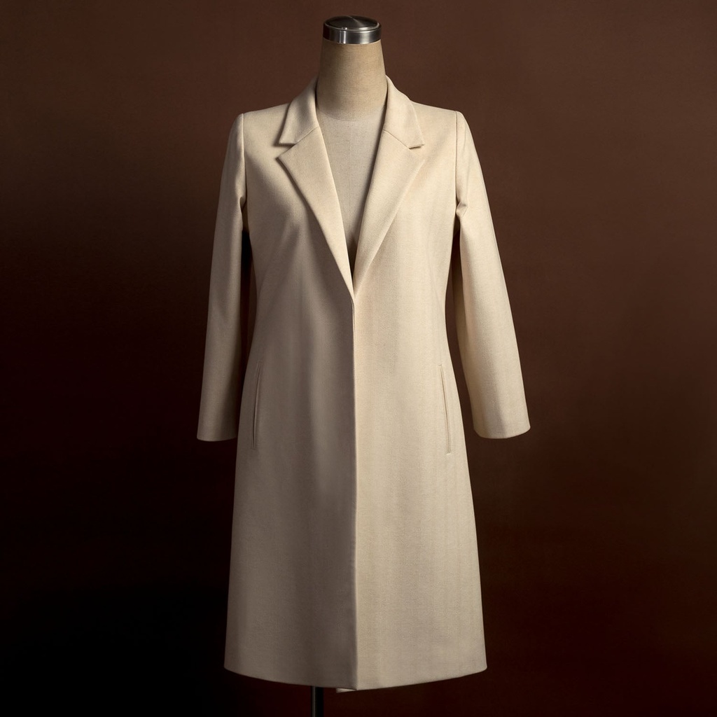 Women's Feather Form Over Coat (KNT-34|1122)       