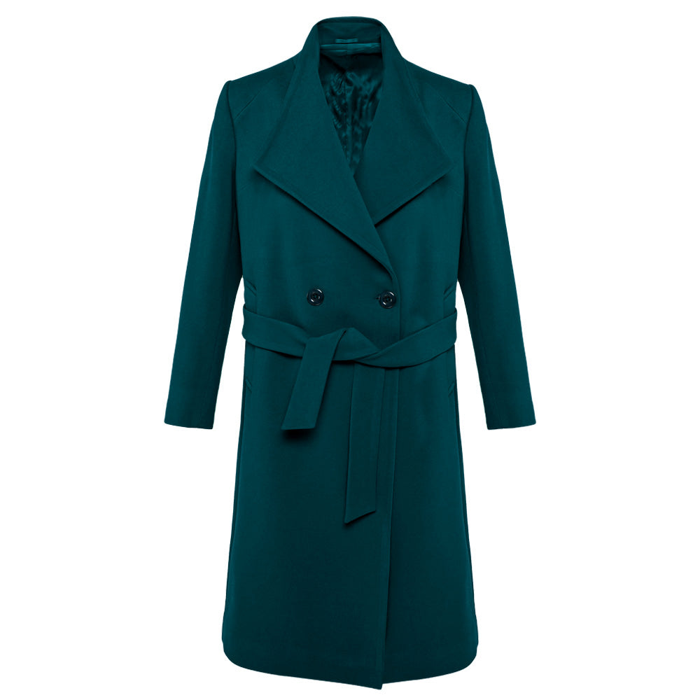 Women's Feather Form Half Coat (KNT-50|1660)       