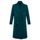 Women's Feather Form Half Coat (KNT-50|1660)       