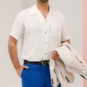 Men's Pure Linen Bushirt (LIN-1306|CLR/HSP)