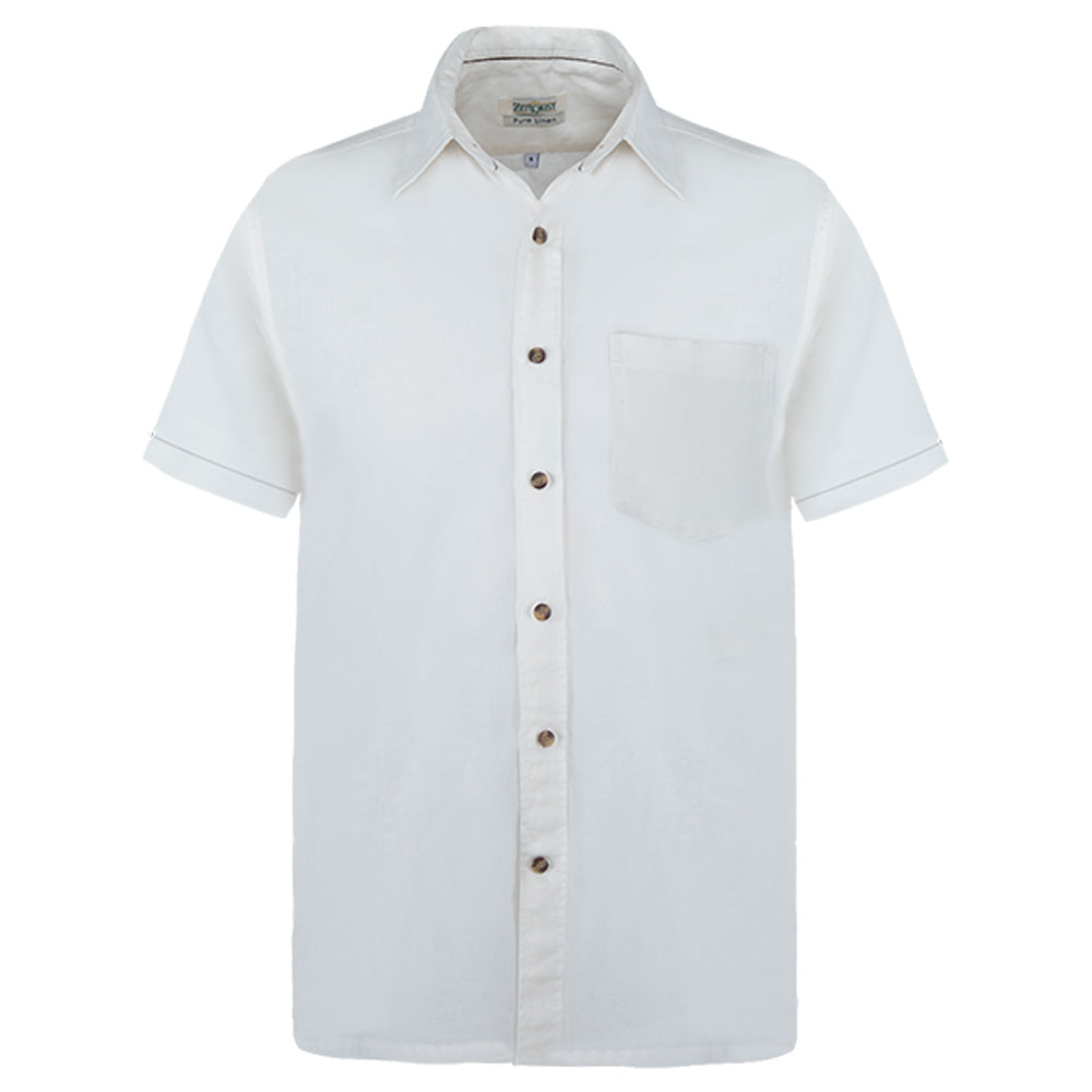 Men's Pure Linen Bushirt (LIN-1322|CLR/HSP)
