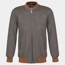 Men's Microfiber Bomber Jacket (KNT-85|BR3)       