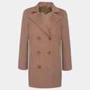 Women's Feather Form Half Coat (KNT-79|1670)       