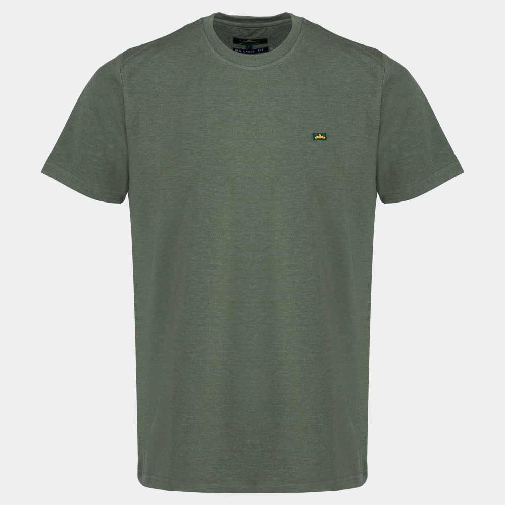 Men's Cotton Polyester Elastane T Shirt (CBJSH-2|RLX)       