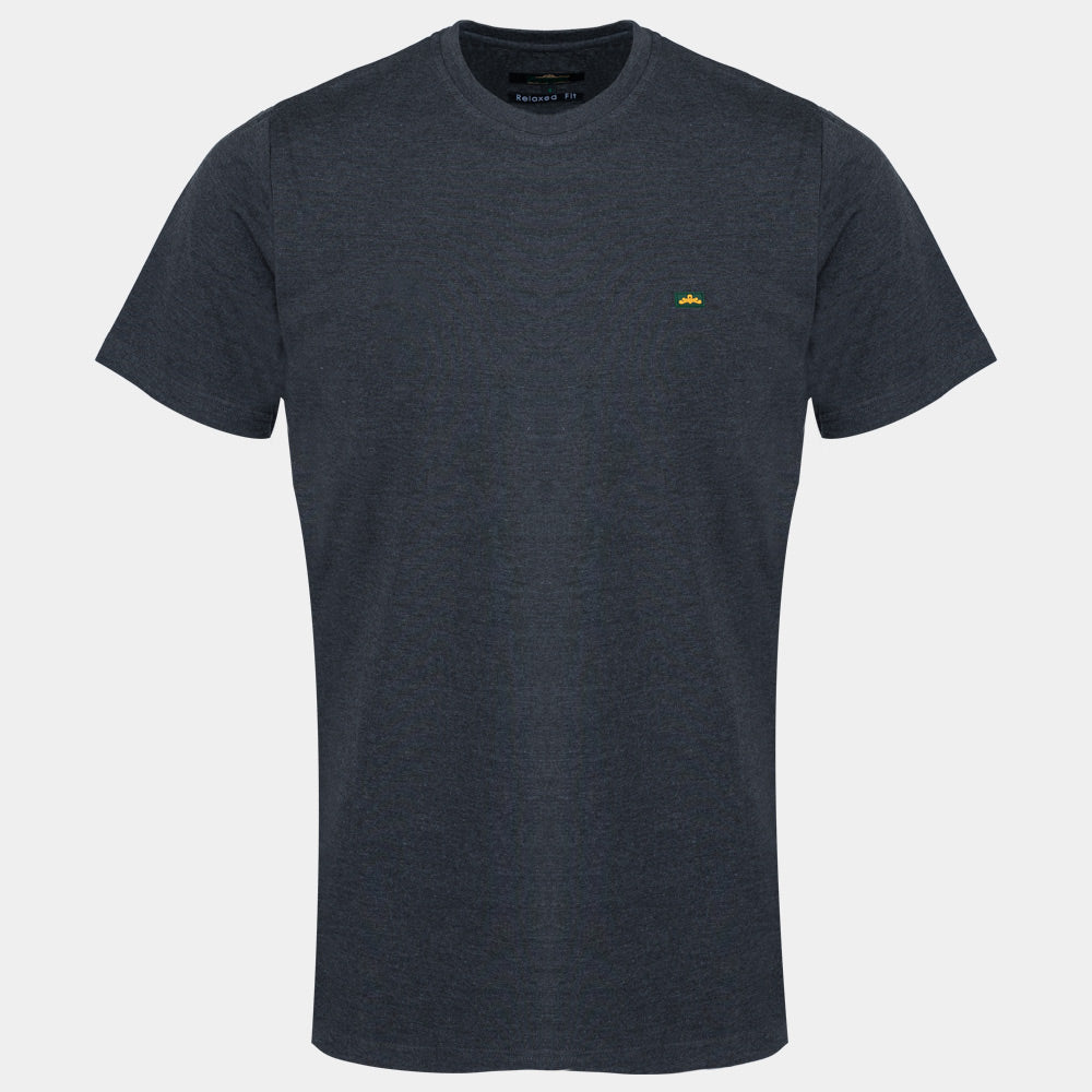 Men's Cotton Polyester Elastane T Shirt (CBJSH-5|SLM)       