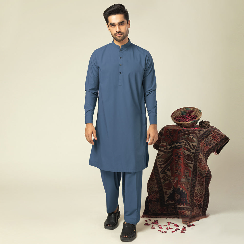 Men's Kameez Shalwar (RVLPSH-5|U3234/BND-CCF)