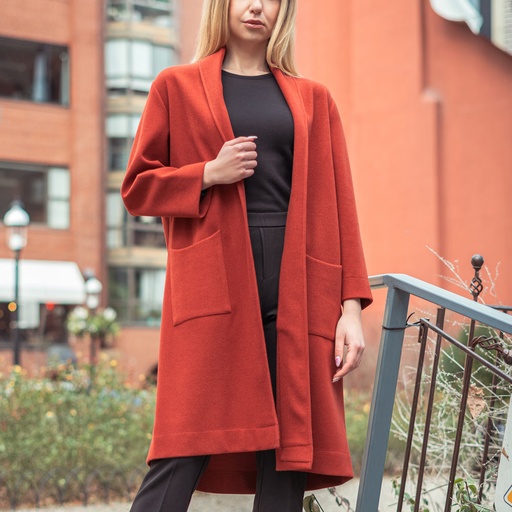 Women's Microfiber Half Coat (KNP-33|1663)       