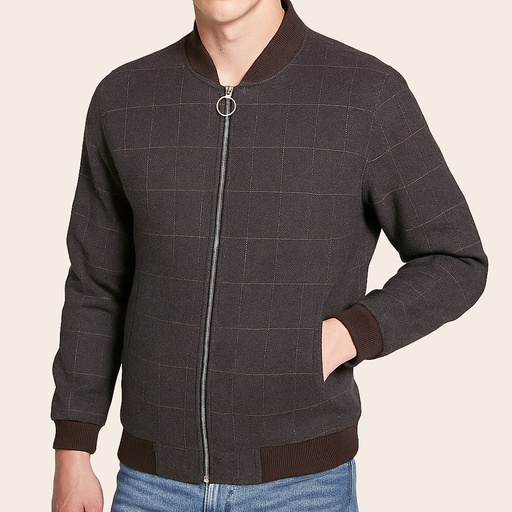 Men's Bomber Jacket (KNT-83|BR3)