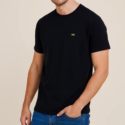 Men's Cotton Polyester Elastane T Shirt (CBJSH-1|SLM)       