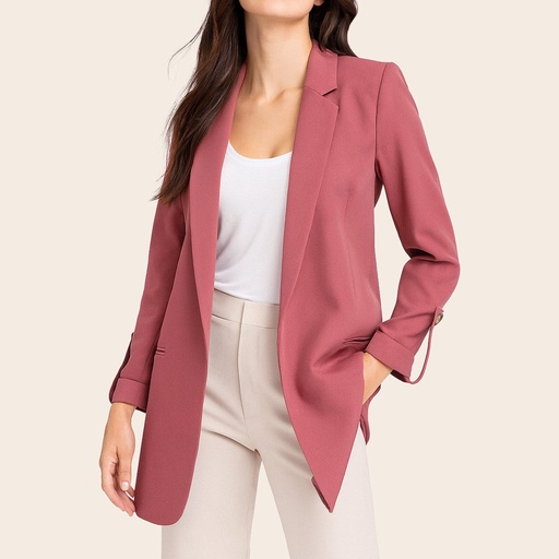 Women's Wool Rich Blend Jacket (STR-53|1034)        