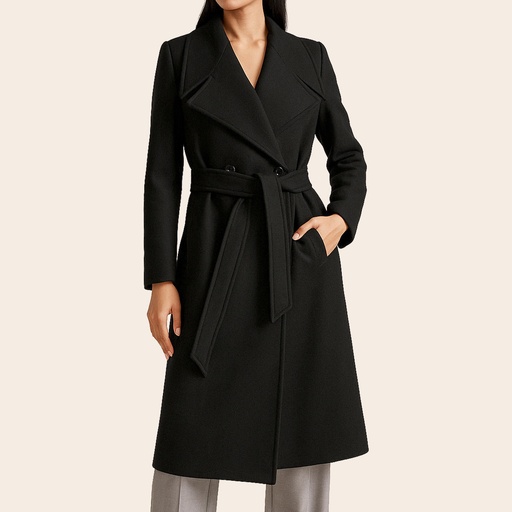 Women's Microfiber Half Coat (KNT-28|1660)       
