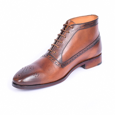 [UNI-2336] Brown Semi-Brogue Boot (UENT-MW-27|MIS/1)