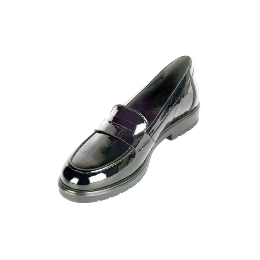 [UNI-2352] Black Plain Patent Leather Loafer (PAK-SER-16-11-7893-SP|MIS/1)