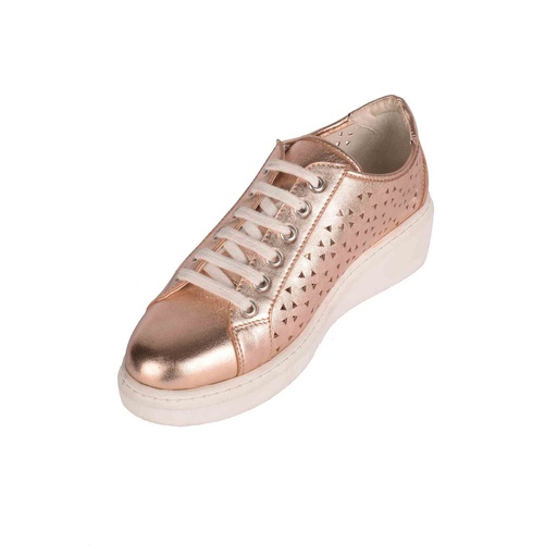 [UNI-2365] Golden Textured Leather Sneaker (PAK-SER-19-04-12706|MIS/1)