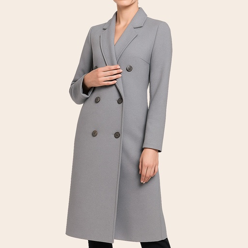 Women's Microfiber Over Coat (KNT-38|1667)       