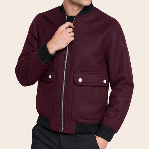 Men's Bomber Jacket (LBL-9|BRT/ORG)