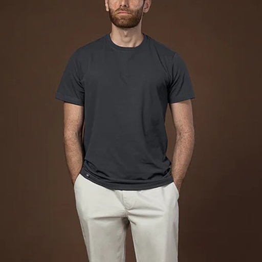 Men's Cotton Polyester Elastane T Shirt (CBJS-11/12|SLM)       