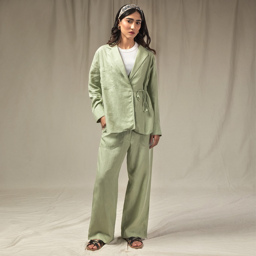 Women's Kimono Blouse Co-Ord set (LIN-1340|B1723/1728)