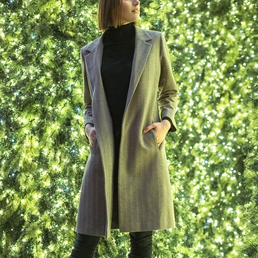 Women's Microfiber Over Coat (KNT-66|1122)       