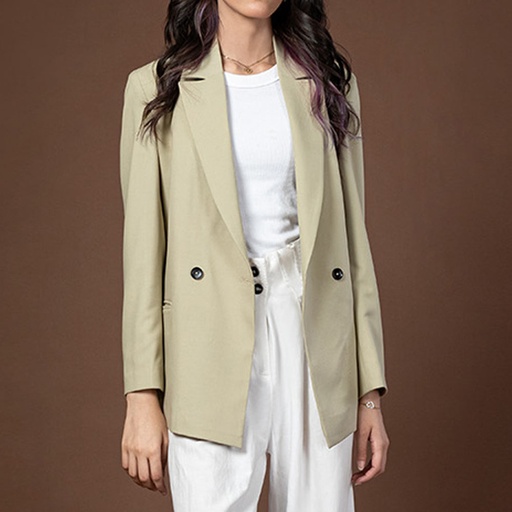 Women's Wool Rich Blend Jacket (STR-52|1677|FOLA)